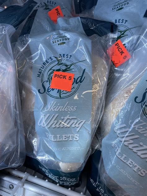 Whiting Fillets Skinless 16 Oz Kingsland Meats