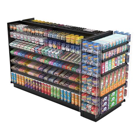 Wholesale Four Shelf Retail Shelving Merchandiser Rack With 2 Clipping For Your Store Faire