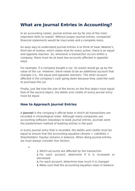 Why Are Journal Entries Important In Accounting At Tasha Jennings Blog Why Are Journal Entries Important In Accounting At Tasha Jennings Blog