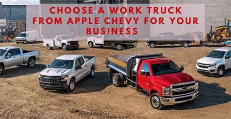 Why Choose A Chevy Work Truck For Your Business Apple Chevy Blog Why Choose A Chevy Work Truck For Your Business Apple Chevy Blog