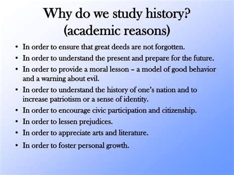 Study History Matters