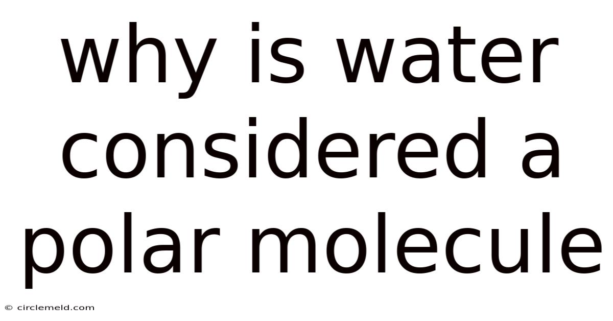 5 Reasons Water Is Polar