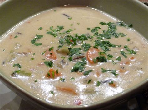 Wild Rice Soup W Cremini Mushrooms Amp Cashew Cream Everyday Healthy