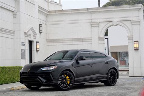 Wilfried Zaha S Lamborghini Urus A Matte Black Transformation Gve London