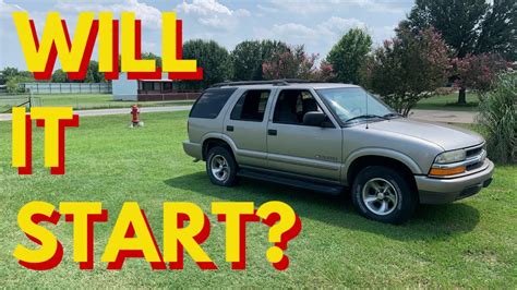 Will It Start 2002 Chevrolet Blazer Wakes Up After 3 Years Of Storage Will It Start 2002 Chevrolet Blazer Wakes Up After 3 Years Of Storage