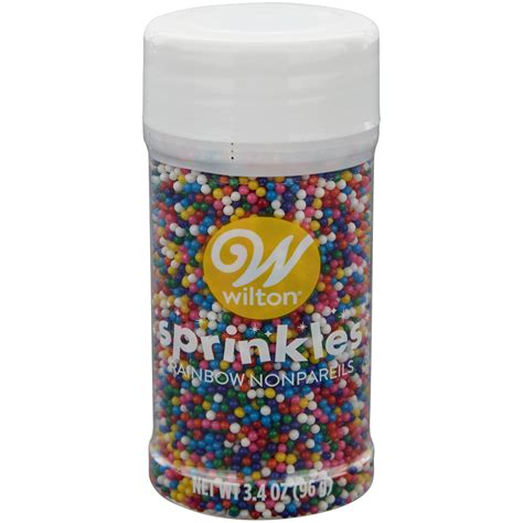 Wilton Nonpareil Sprinkles 3Oz Rainbow Walmart Com Wilton Nonpareil Sprinkles 3Oz Rainbow Walmart Com