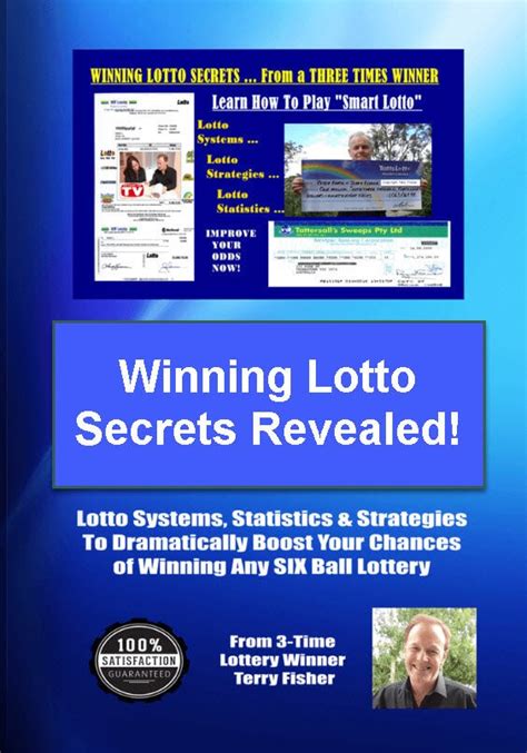 Winning Lotto Book Secrets From A 3 Time Lottery Winner Play Lotto