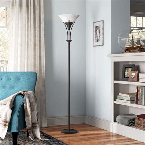 Winston Porter Carlese 71 Torchiere Floor Lamp Reviews Wayfair Canada