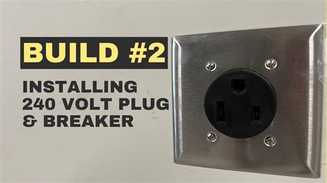 Wiring 240V Plug Garage Build 2 Wiring 240V Plug Garage Build 2