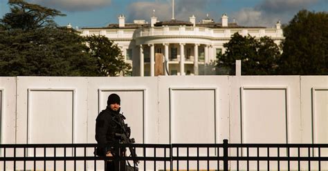 With Non Scalable Fence White House Barricades Itself In