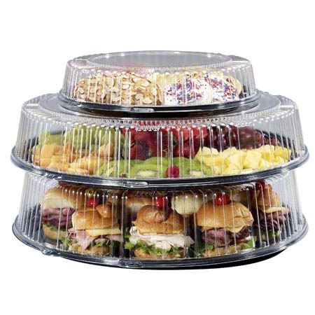 Wna Caterline Catering Tray Dome Lid 16 Pet Clear Southland Paper Chemical