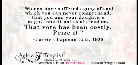 Woman Suffrage Movement Quotes