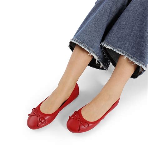 Women S Red Flats For A Versatile Choice For Everyday