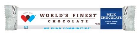 World Amp 39 S Finest Milk Chocolate Candy Bar 1 1 Oz Kroger