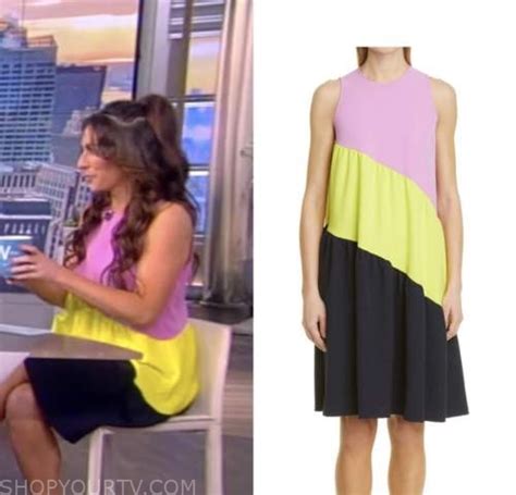 Wornontv Alyssa S Colorblock Shift Dress On The View Alyssa Farah