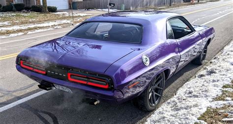 Would You Buy Someone Else S 1973 Dodge Challenger Restomod Project Carscoops Would You Buy Someone Else S 1973 Dodge Challenger Restomod Project Carscoops