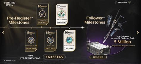 Wuthering Waves Pre Registration Rewards