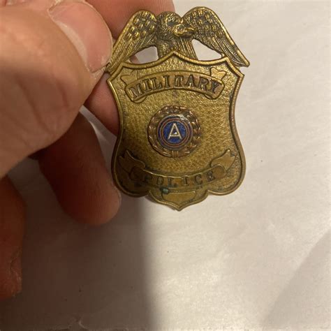 Ww2 Gen George Patton 3Rd Army Military Police Badge Very Rare Ebay