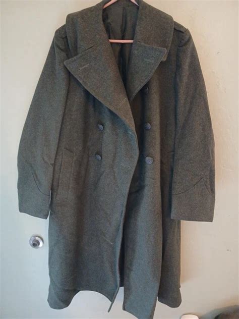 Ww2 Us Marine Corps Green Wool Uniform Overcoat 1941 42 Size 4S 84