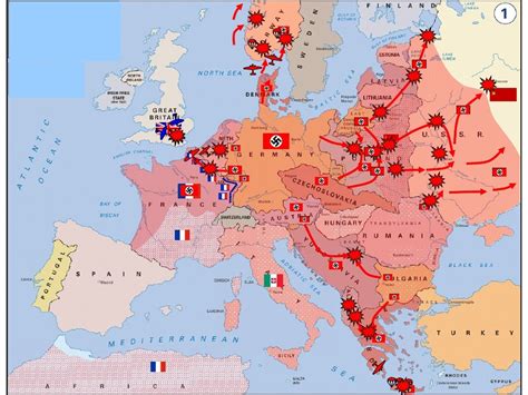 Wwii Animated Map Of Europe