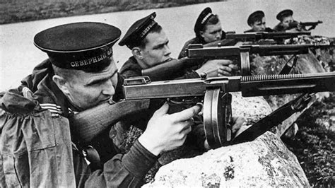 Wwii B W Photo British Cadet Tommy Gun Training Thompson Smg Ww2 1096 Ebay