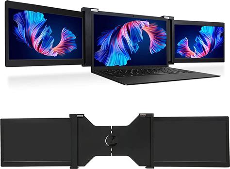 Xcess Triple Portable Monitor For Laptop 11 9 Fhd 1080P Ips Laptop