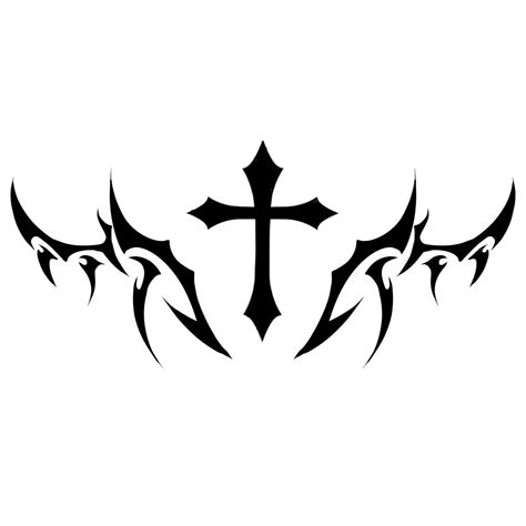 Y2k Sigil Cross Tattoo Black Ink Tattoos Tattoo Design Drawings