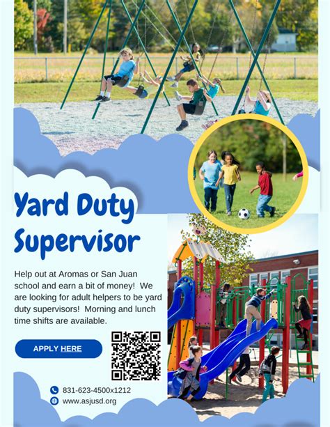 Yard Duty Supervisors Needed Aromas San Juan Usd Yard Duty Supervisors Needed Aromas San Juan Usd