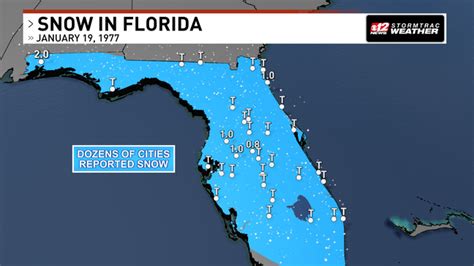 Years It Snowed In Florida