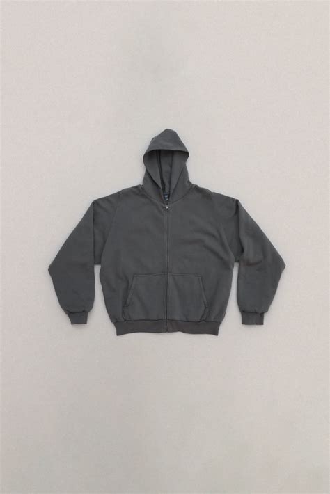 Yeezy Hoodie Yeezy Gap Collaboration Cotton Fleece Zip Up Hoodie Gap Yeezy Los Angeles Archive