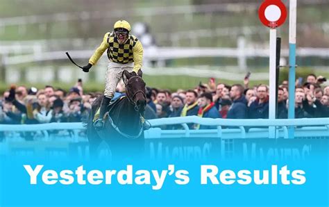 Yesterday Amp 39 S Horse Racing Results The Irish Sun
