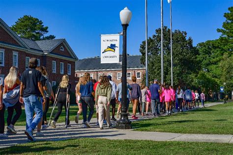 Yesterday President Evan D Duff Signed A Proclamation Announcing October As Exercise Is Medicine On Campus Month Students Faculty And Staff Then Joined Him On Our Annual Walk With The President Around