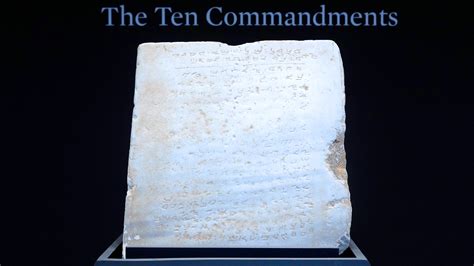 You Won T Believe Where This Ancient Ten Commandments Carving Was Found Cbn News You Won T Believe Where This Ancient Ten Commandments Carving Was Found Cbn News