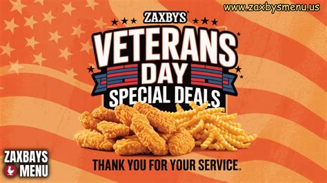 Zaxbys Veterans Day Nov 11 2025 Free Military Meal Offer Zaxbys Veterans Day Nov 11 2025 Free Military Meal Offer