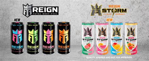 Zero Sugar Energy Beverage Reign Total Body Fuel Sour Gummy Worm Energy Drink 16Oz Cans Pack Of 12 Zero Sugar Fitness Drink Zero Sugar Energy Drink