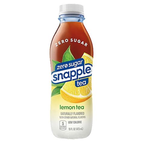 Zero Sugar Lemon Tea Snapple Zero Sugar Lemon Tea Snapple