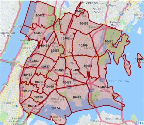 Zip Code 10462 Bronx New York Map Demographics Income Schools And More
