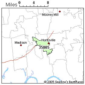 Zip Code 35805 Huntsville Alabama Hardiness Zones