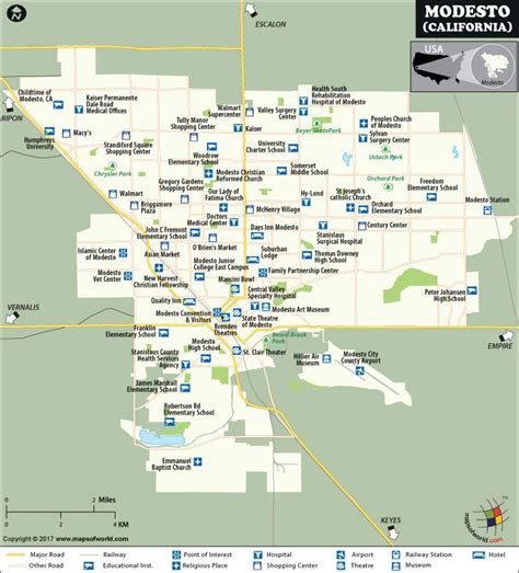 Zip Code Map Modesto Ca