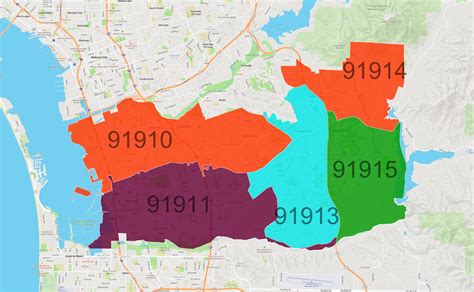 Zip Codes In Chula Vista