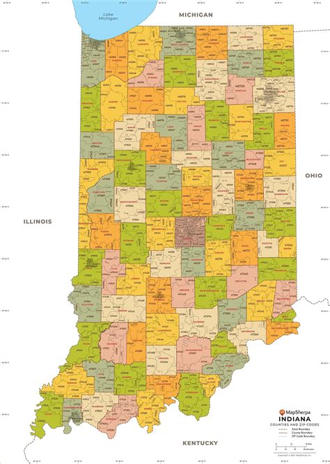 Zip Codes In Indiana