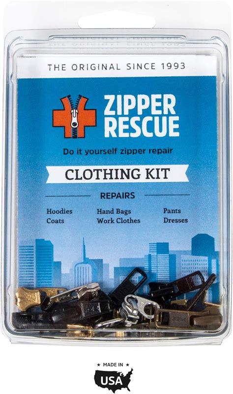 Zipper Rescue Zipper Repair Kits The Original Zipper Repair Kit Made In America Since 1993 Clothing Amazon Com Zipper Rescue Zipper Repair Kits The Original Zipper Repair Kit Made In America Since 1993 Clothing Amazon Com